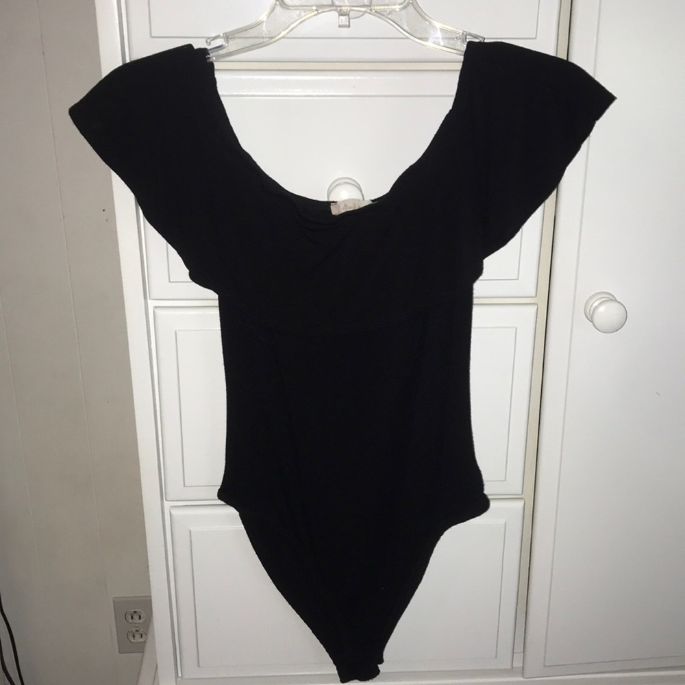Off the shoulder body suit